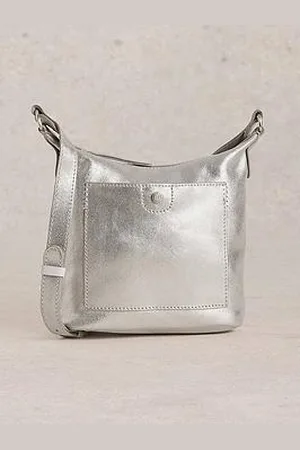 White Stuff Mini Fern Leather Crossbody