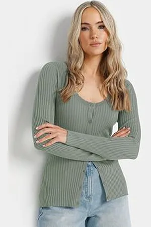 Long Tall Sally Tall Scallop Edge Detail Cardigan