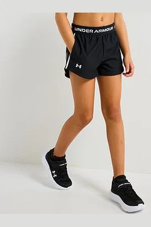 Under Armour Junior Girls Training Tech Play Up Shorts - Black