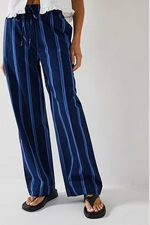 Very Stripe Wide Leg Trouser