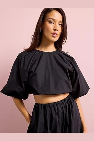 Very Cotton Puff Sleeve Blouse Co-Ord