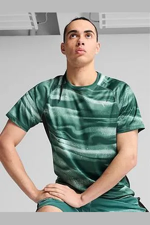 PUMA Mens Running Velocity Printed T-Shirt - Green