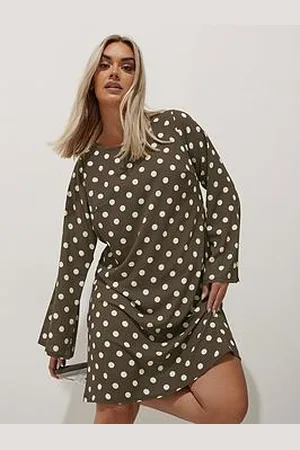 Yours Curve Polka Dot Mini Dress