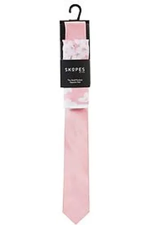 Skopes Tie And Floral Printed Pocket Square Set