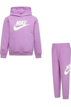 Nike Kids Girls Club Fleece Jogger And Hoodie Set