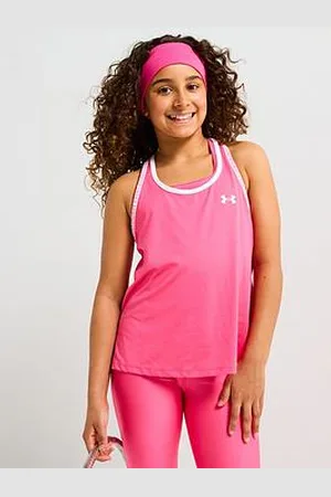 Under Armour Junior Girls Training Tech Knockout Tank - Pink