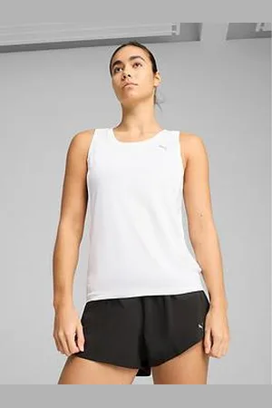 PUMA Womens Running Velocity Tank - White