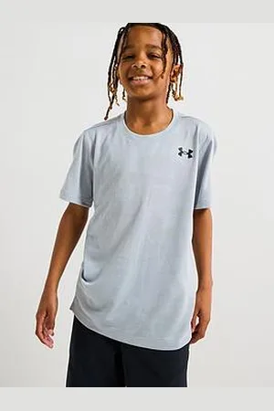 Under Armour Junior Boys Training Tech Vent Jacquard T-Shirt - Grey