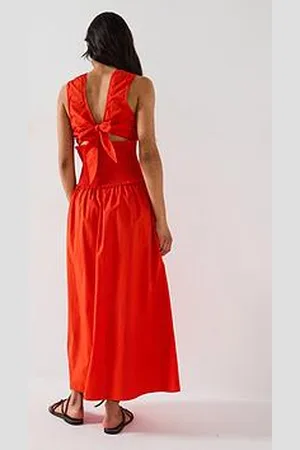 Very Shirred Waist Midaxi Dress