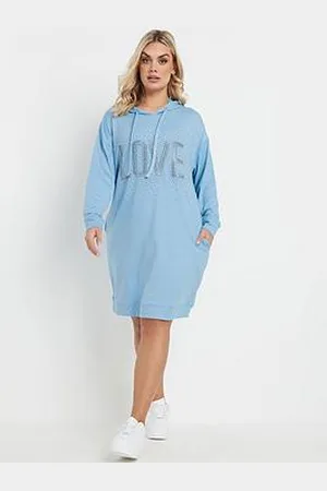 Yours Love Embellished Hoodie Dress