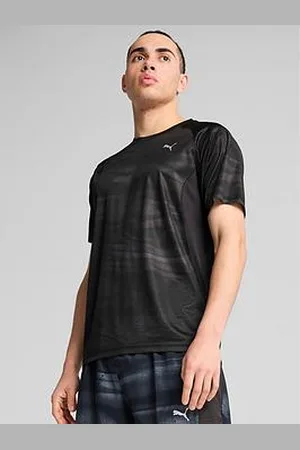 PUMA Mens Running Velocity Printed T-Shirt - Black