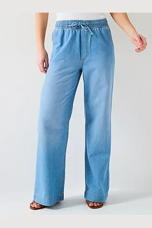 Very Pleat Top Wide Jeans