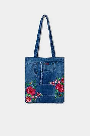 Joe Browns Artizan Embroidered Denim Bag