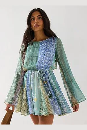 Very Printed Godet Hem Mini Dress