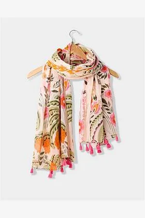 Joe Browns Paradise Island Tassel Print Scarf