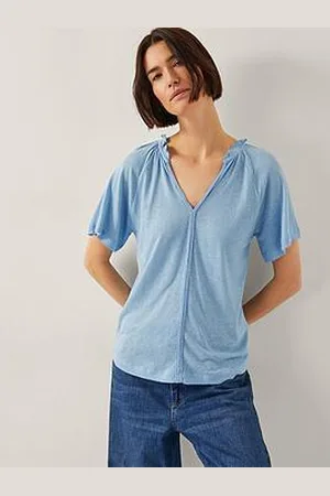 Monsoon Andi Linen Blend Top