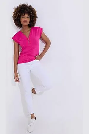 Joe Browns Lyla Zip Front Jersey Top