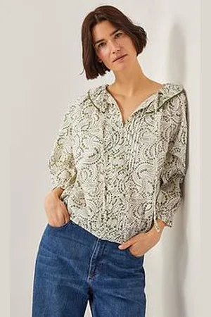 Monsoon Delma Bubble Hem Top