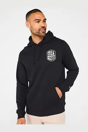 Lyle & Scott Embroidered Graphic Pullover Hoodie