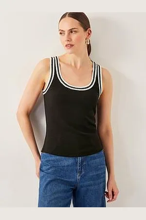 Monsoon Tate Trim Jersey Cami