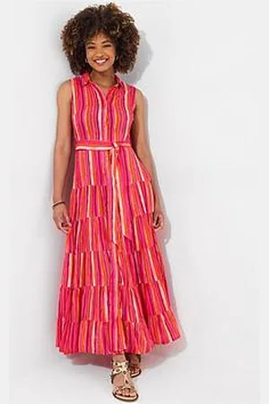 Joe Browns Petite Lucy Stripe Sleeveless Maxi Dress