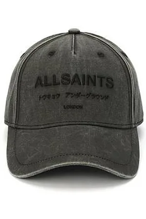 AllSaints Underground Logo Washed Baseball Cap - Washed