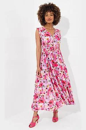 Joe Browns Freya Floral Sequin Maxi Dress