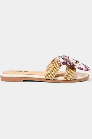 Joe Browns Summer In The City Bow Sliders - Natural