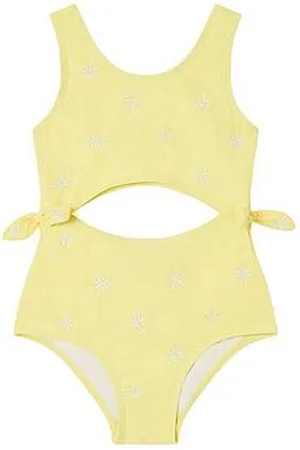 Monsoon Girls Amalfi Daisy Embroidered Swimsuit