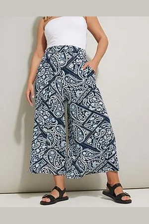 Yours Curve Jersey Midaxi Culotte