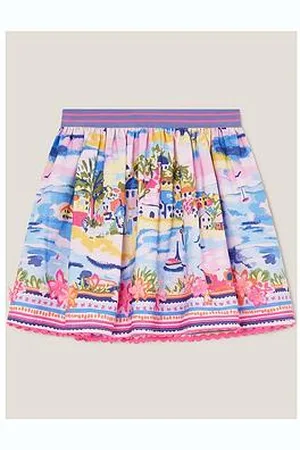 Monsoon Girls Resort Scene Skirt