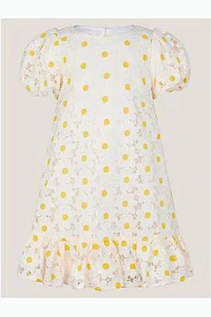 Monsoon Girls Zaria Daisy Lace Swing Dress