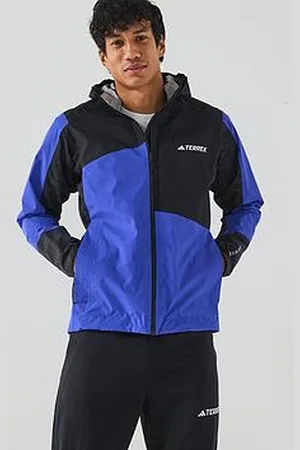 adidas Mens Xpr Hybrid Rain Ready Jacket - Blue