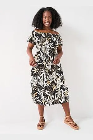 Very Bardot Midi Dress