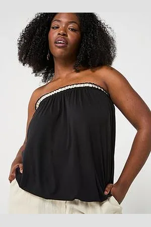 Very Bandeau Banded Hem Top
