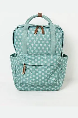 Fat Face Geo Canvas Rucksack - Haze