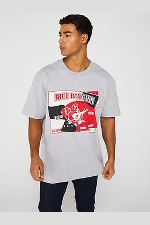 True Religion Short Sleeve Torn Logo T-Shirt