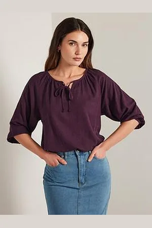 Long Tall Sally Tall Gypsy Linen Top