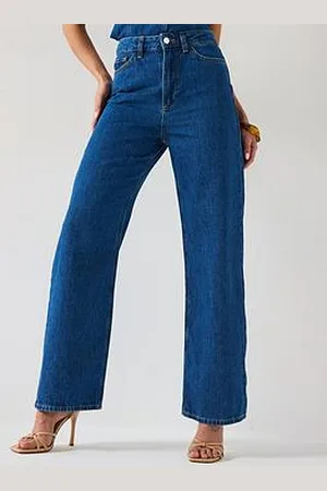 Very Denim Tailored Wide Leg Co-Ord Jeans