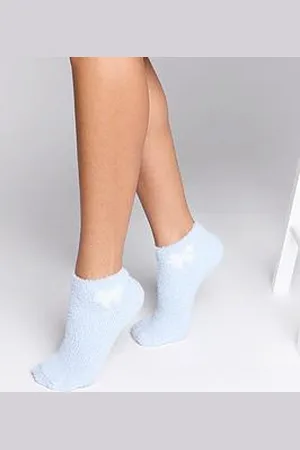 Boux Avenue Bow Pack Of 2 Cosy Trainer Socks - Mix