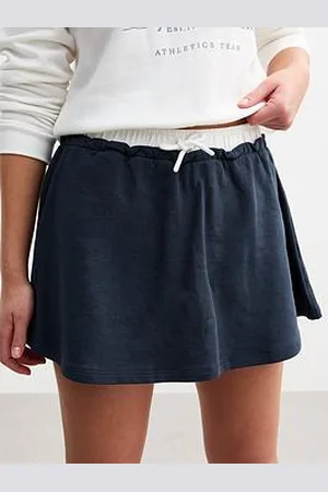 New Look Girls Contrast Waistband Jersey Skort
