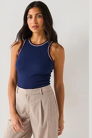 Very Stripe Binding Racer Vest