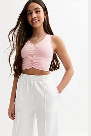 New Look Girls Ruched Front Bralet Top