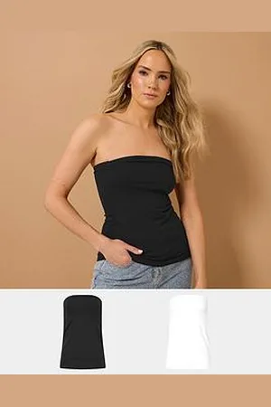 Long Tall Sally Tall 2 Pack Bandeau Top