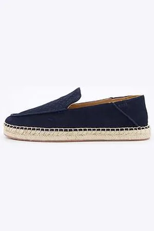 HUGO BOSS Madeira Slip On Suede Espadrilles