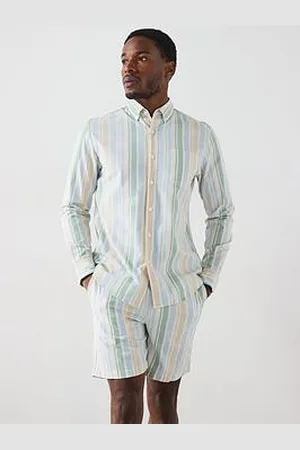 Farah Steen Long Sleeve Striped Casual Fit Shirt