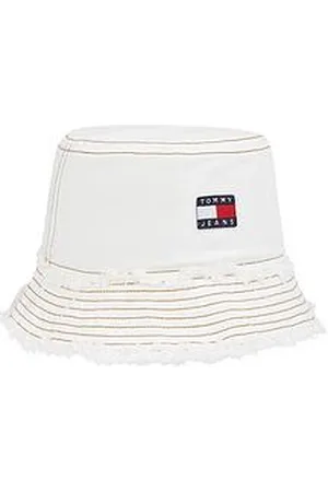 Tommy Hilfiger Heritage Denim Bucket Bag - White