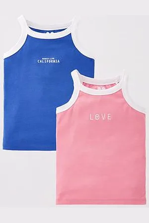 Very Girls 2 Pack Rib Vests