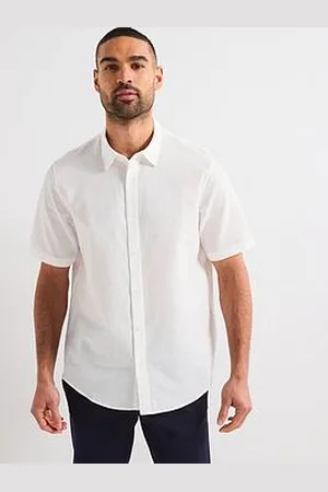 Armani Exchange Short Sleeve Seersucker Shirt