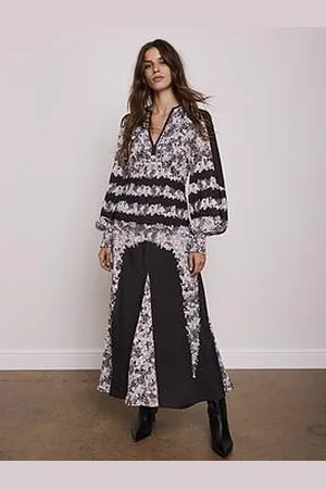 mint&berry Placement Print Maxi Dress